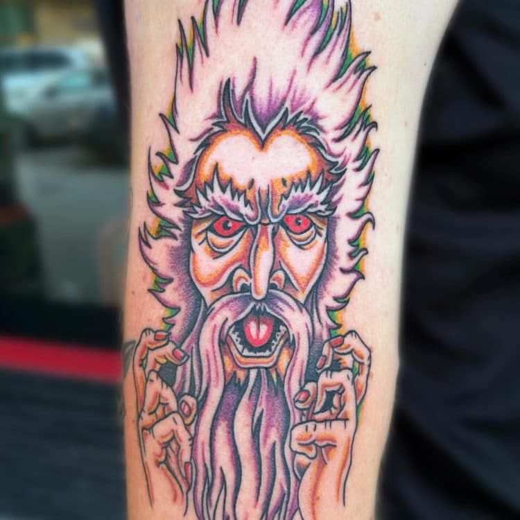 Recent tattoo work by Ava Brady