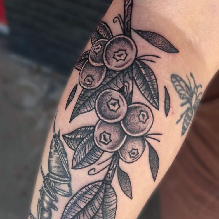 Recent tattoo work by Ava Brady