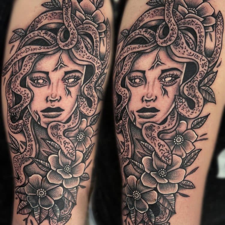 Recent tattoo work by Ava Brady