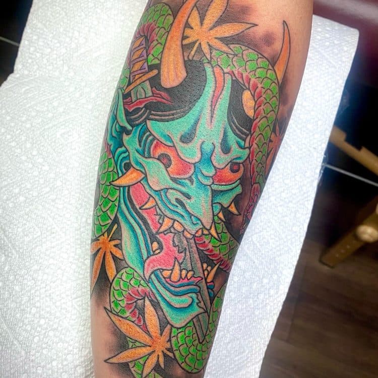 Recent tattoo work by Mike Horman