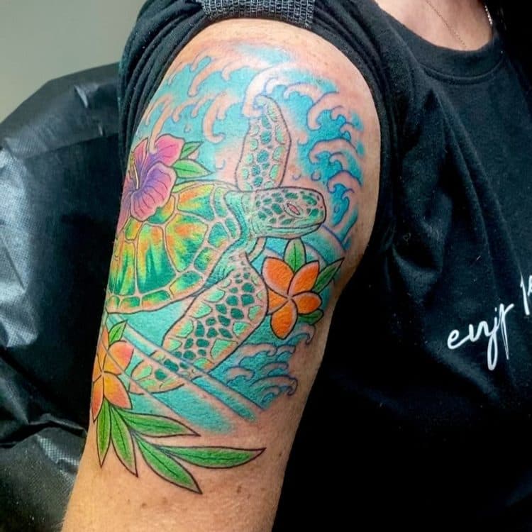 Recent tattoo work by Mike Horman