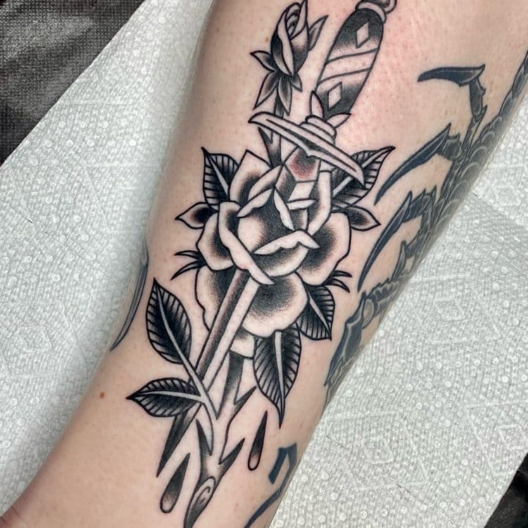 Recent tattoo work by Mike Horman