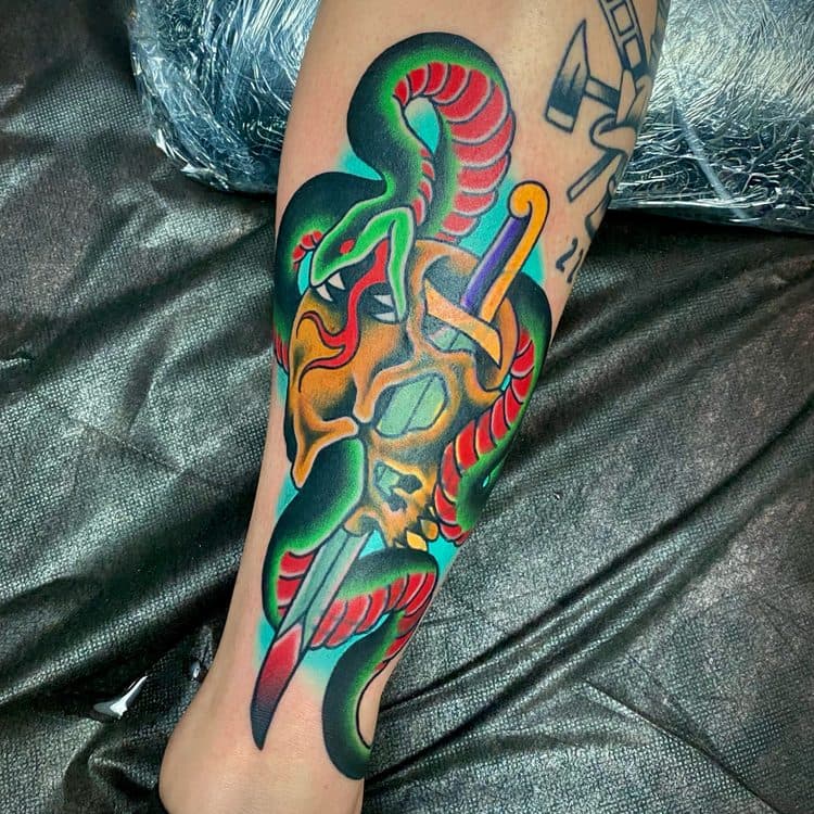 Recent tattoo work by Mike Horman