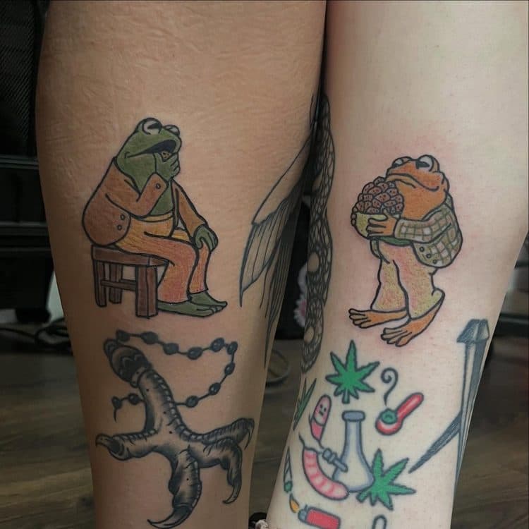 Recent tattoo work by Shannon Vagott