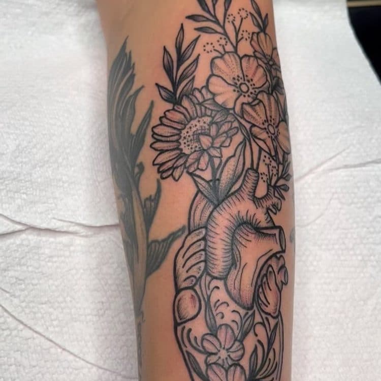 Recent tattoo work by Shannon Vagott