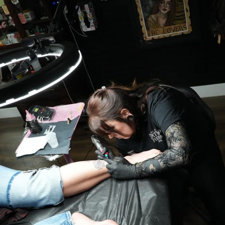 Recent tattoo work by Shannon Vagott