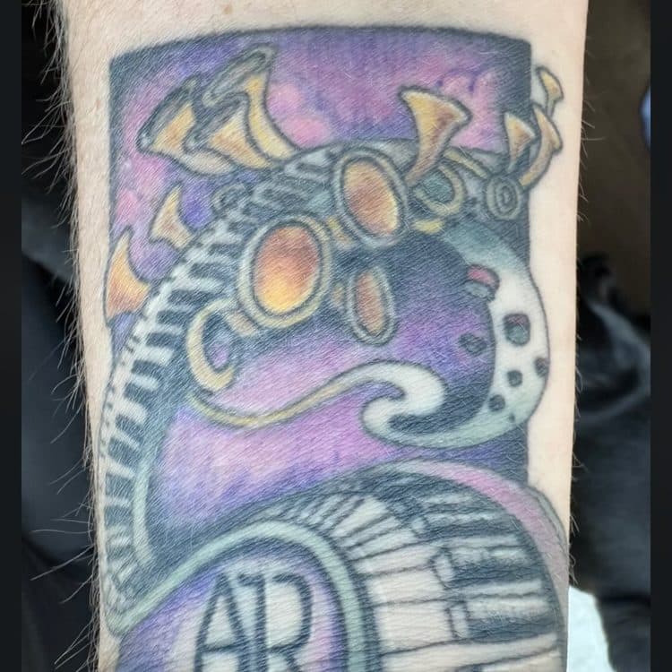 Recent tattoo work by Shannon Vagott