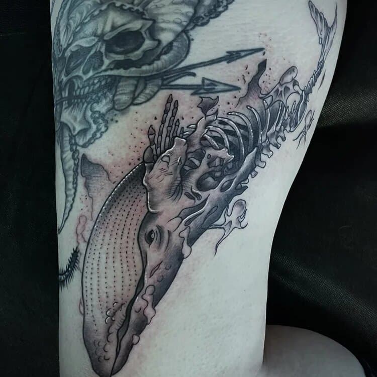 Recent tattoo work by Joe Dean